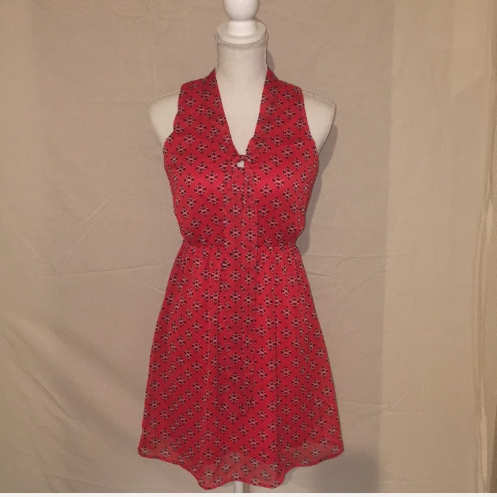 Printed Sleeveless Dress